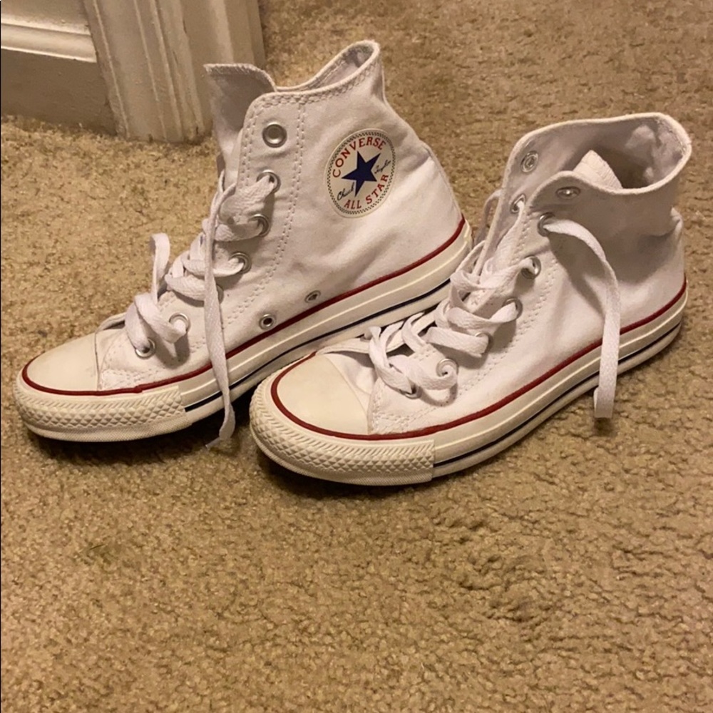 White High Top Converse